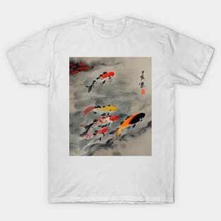 The Art of Koi Fish: A Visual Feast for Your Eyes 4 T-Shirt